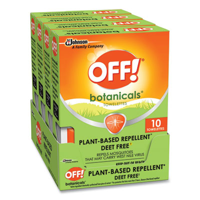 694974 SC Johnson® OFF® Botanicals® Insect Repellent Wipes